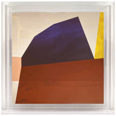 Essentially Minimal I - High Resolution Giclee Printed Canvas Framed in Contemporary Clear Acrylic Frame